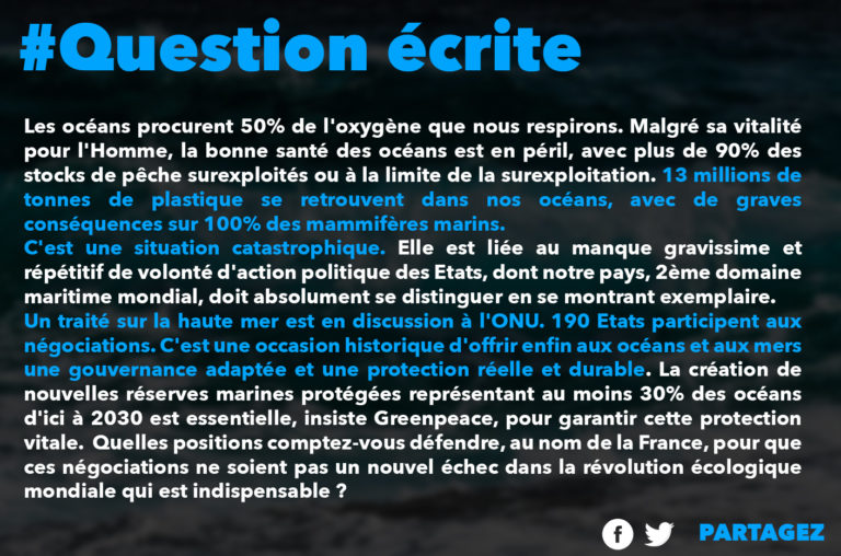 TRAITÉ SUR LA HAUTE-MER : AGIR POUR MIEUX PROTÉGER NOS OCÉANS