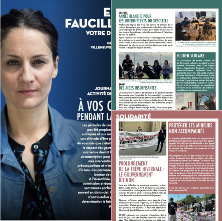 LETTRE DE DÉPUTÉE – 4 ANS DE MANDAT